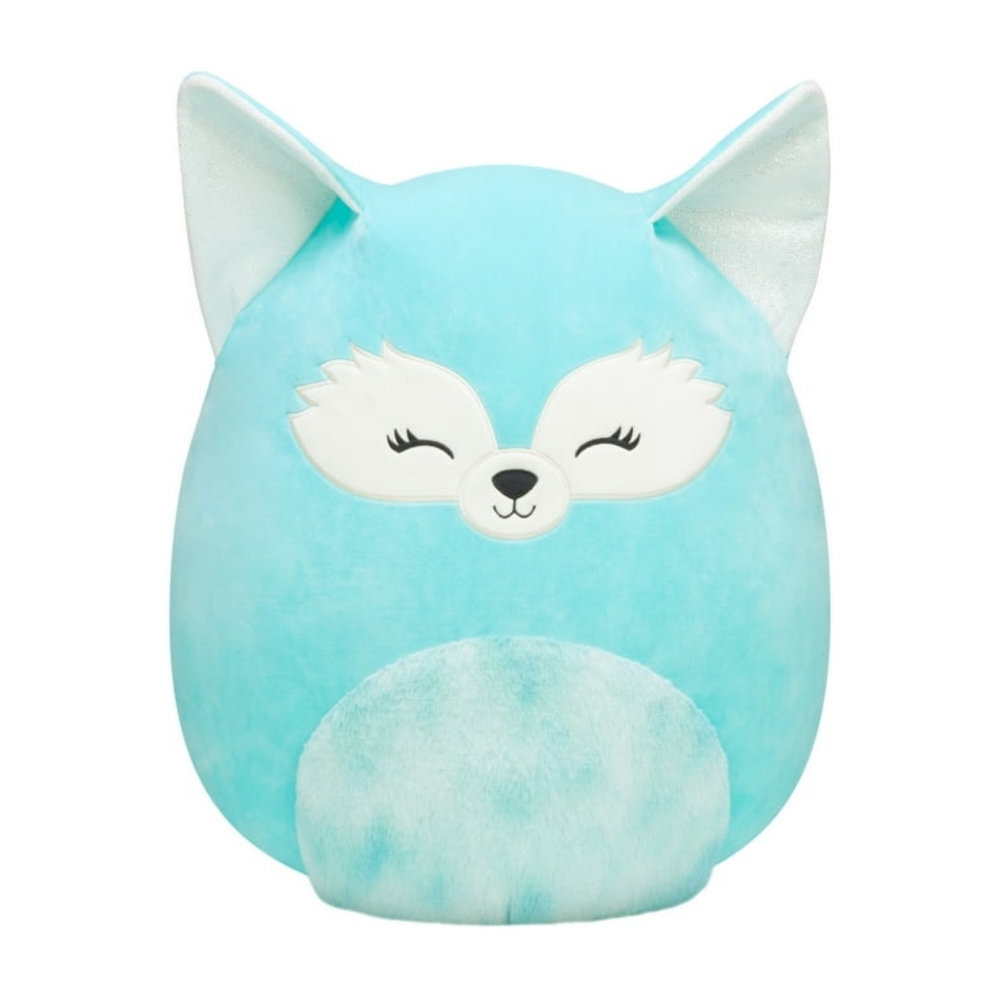 Squishmallow Plush Fox Home Accent in Light Blue